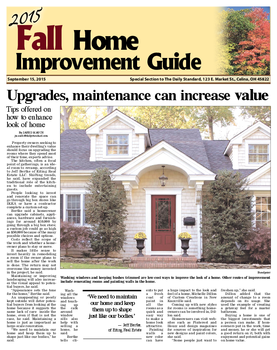 Fall Home Improvement Guide 2015